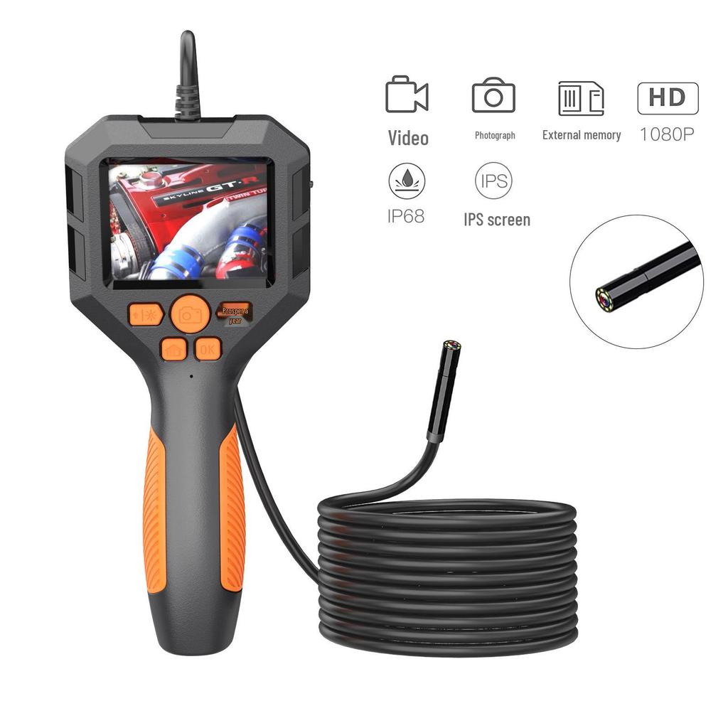 2.8-inch IPS Screen Handheld Endoscope: All-in-One Auto Repair Video Borescope Detector