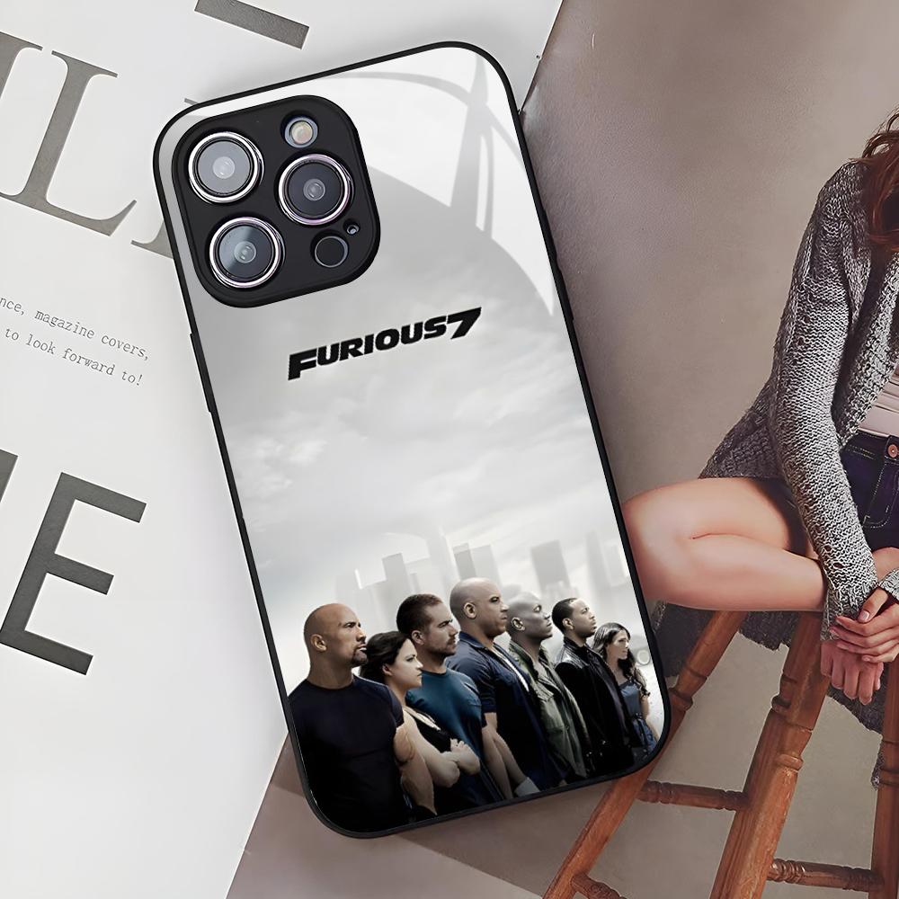 Fast Furious Phone Case for Iphone 17 Air 16 15 14 12 11 13 Pro Max Mini Se Puls Glass Cover