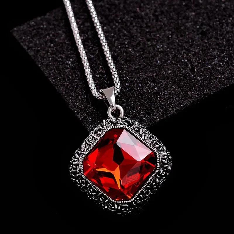 Classic Geometric Irregularity Pendant Long Necklace for Women New Sweater Accessories Cute Gifts Hip Hop Jewelry