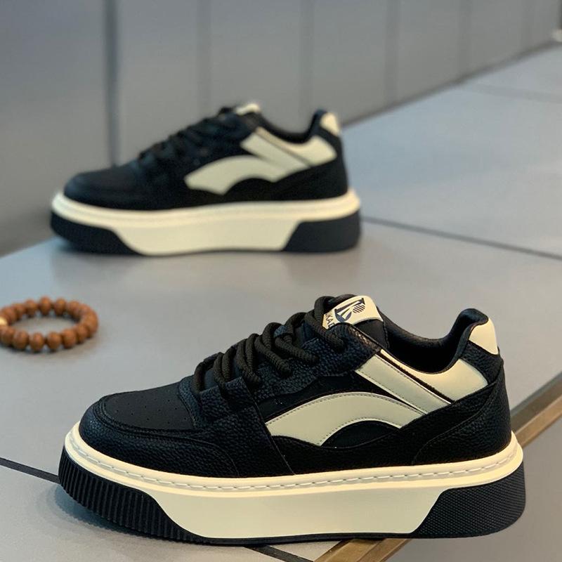 Winter neue niedrig geschnittene Schuhe mit dicker Sohle, einlagig, Baumwoll-Leder-Oberfläche, Samt, Freizeitschuhe ok