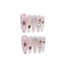 Handmade Phototherapy Wear Strawberry Jam Long Thin Dog High-end Cat Eye Style New Manicure Sticker