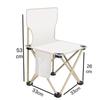 Portable Folding Outdoor Fishing and Camping Chair with Backrest and Oxford Cloth.