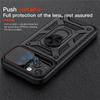 Armor Slide Camera Protection Phone Case For iPhone 13 12 11 Pro Max XR XS Max 6 7 8 Plus Ring Stand Holder Shockproof Cover