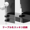 Nobuyuki Kawano Headphone Hang 2 Devices At the Same 360 Degree Double Headphone Space Load Capacity Cable Spring Headphone Compatible with a Wide
