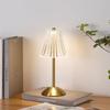 Sunset Lamp Retro Crystal Table Lamp LED Touch Sensor Postmodern Light Rechargeable Wireless Reading Lamp for Hotel Bar Decor