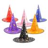 Dress Up Unisex Wizard Hat Pentagram Hat Witch Hat Halloween Hat Magician Hat Bronzing Wizard Cap