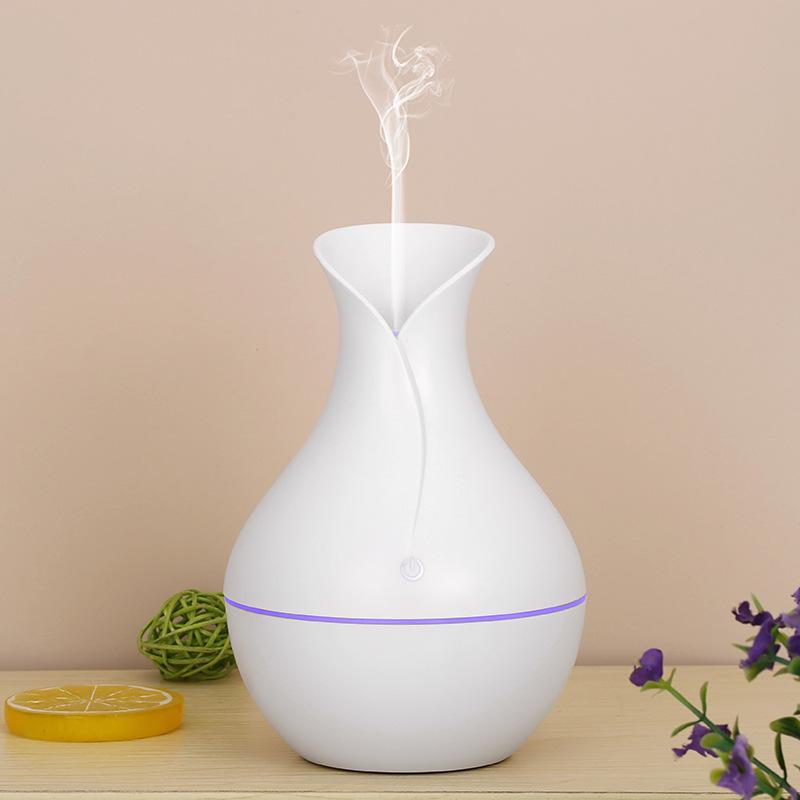 Creative USB Fog & Wood Grain Aromatherapy Humidifier with Custom Logo Option