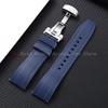 18mm 20mm 22mm 24mm Silikon-Uhrenarmband für Omega für Seiko Armband Wasserdichtes Gummi-Uhrenband Schnellverschluss Herrenarmband
