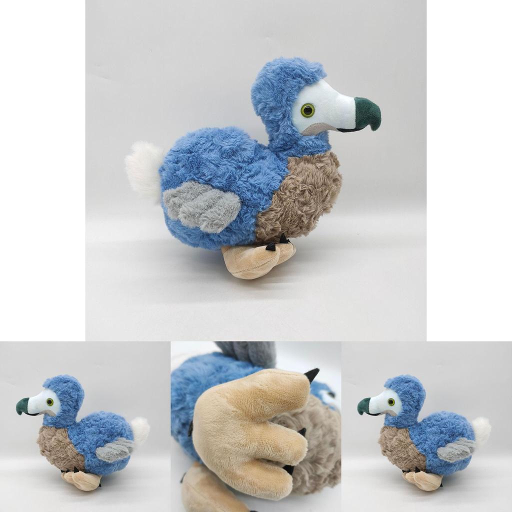 Adorable 7.8in Dodo Plush Toy Blue Bird Soft Animal Doll For Child Xmas Gift Home Decor