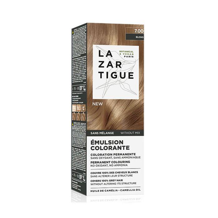Lazartigue Emulsion colorante 7.00 BLOND Coloration permanente - sans mélange - non éclaircissante