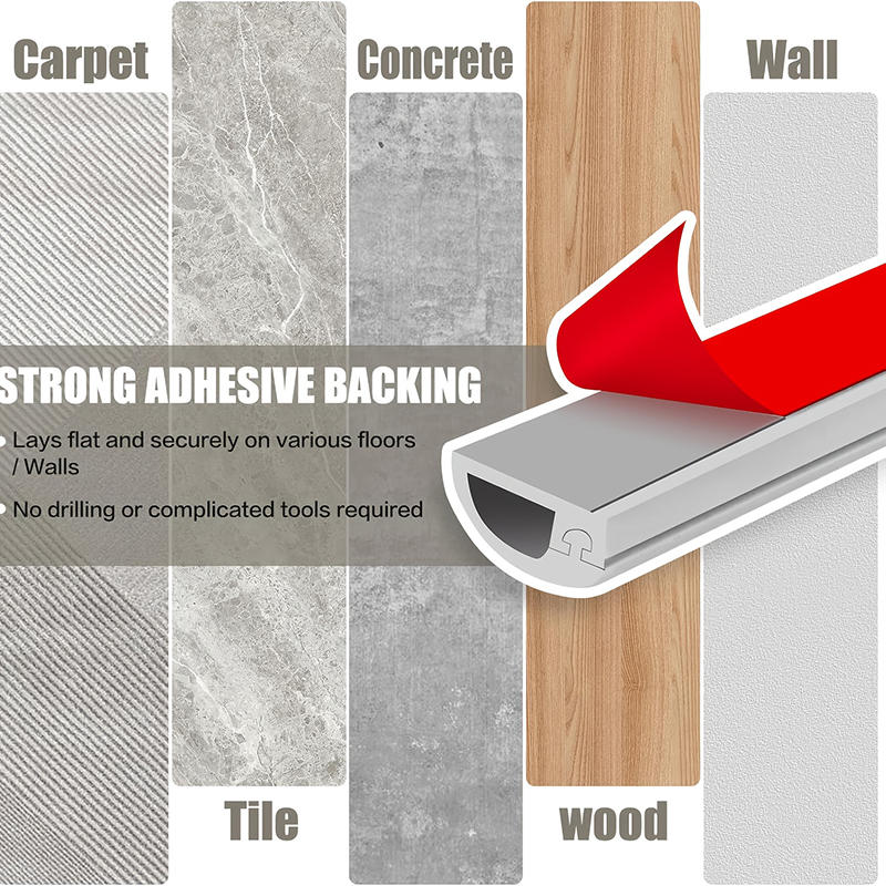 1PCS PVC Self-Adhesive Wall Cable Cover Easy Wire Management for Flooring Invisible Home Decor Cable Channel Floor Cord Organizer Decorative Concealer