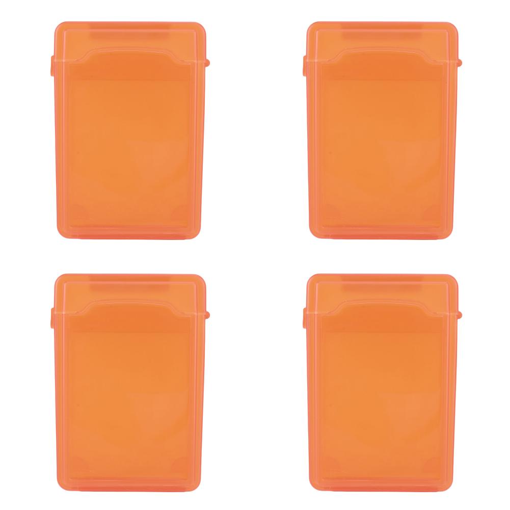 Caixa de Armazenamento para Disco Rígido IDE SATA de 3,5 Polegadas Capa de Plástico à Prova de Choque para Disco Rígido Externo Caixa de Armazenamento Multicolorida