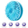 Double-sided Soft Bristle Shower Brush Silicone Bath Brush New Body Shampoo Brush  For Exfoliation
