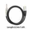 3PIN XLR Male To 1/4 Inch Male 6.35mm XLR Male To TRS Jack Microphone Line  Stage Setup