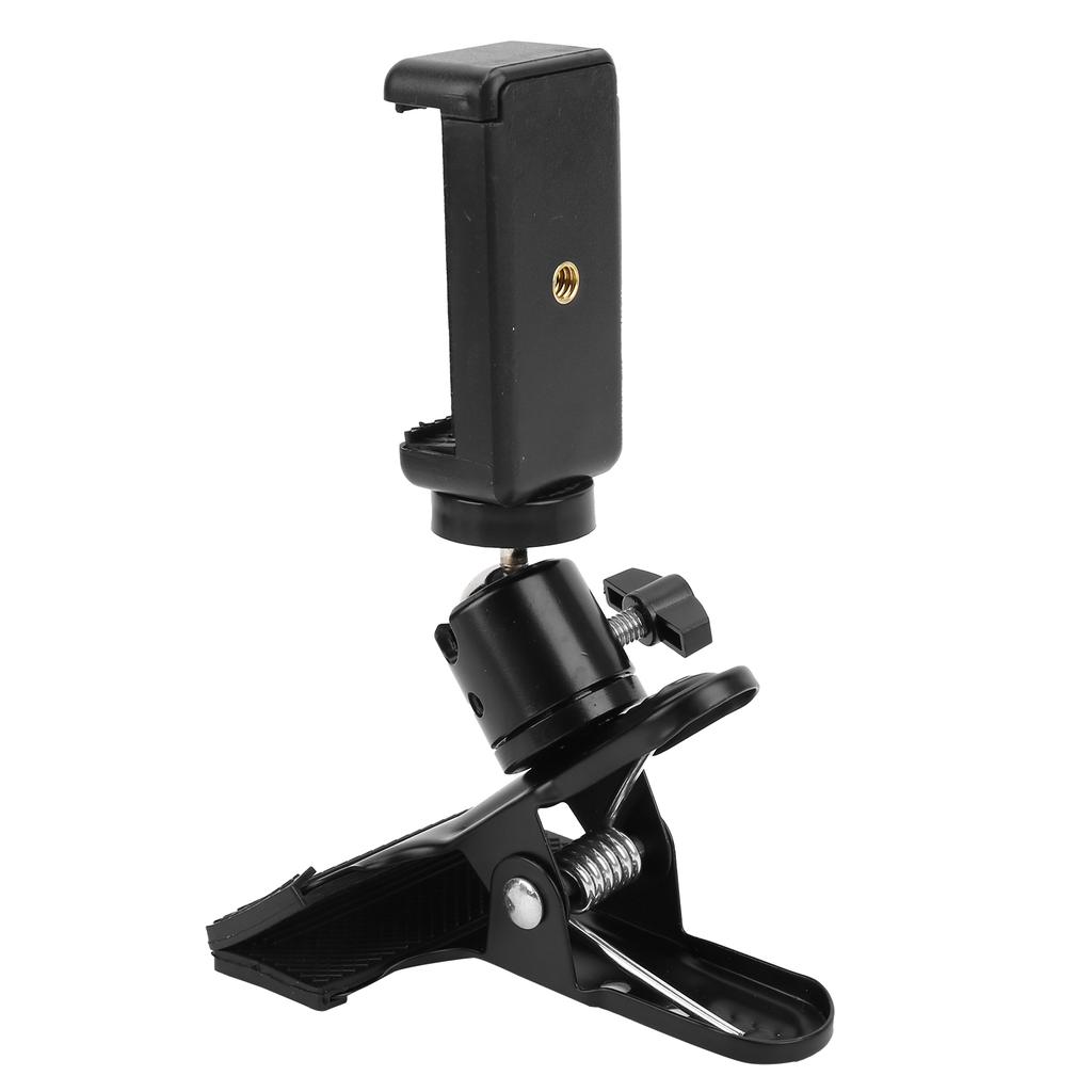 Metal Guitar Bass Phone Holder Live Broadcast Bracket Ukulele Headstock Phone Clip