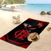 Flamengo Aufdruck Strandtuch Schnelltrocknend Weiches Handtuch Tragbar Große Rechteckige Stranddecke für Reisen Schwimmbad