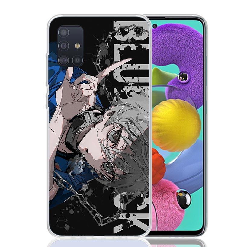 Blue Lock Nagi Seishiro Phone Case For Samsung Galaxy A52 A32 A22 A12 A02S A50S A30S A51 A31 AA71 Note 20 Ultra 10 S10 Plus Gala
