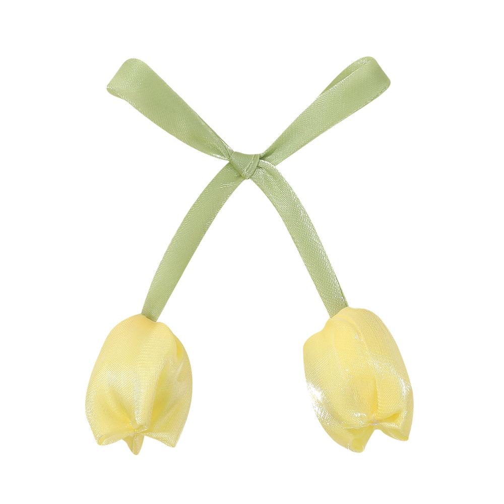 6PCS Korean Style Flower Bud Tulip Hair Rope Children Clothing Hair Clips and Hairbands Children Clothing Bags Accessories