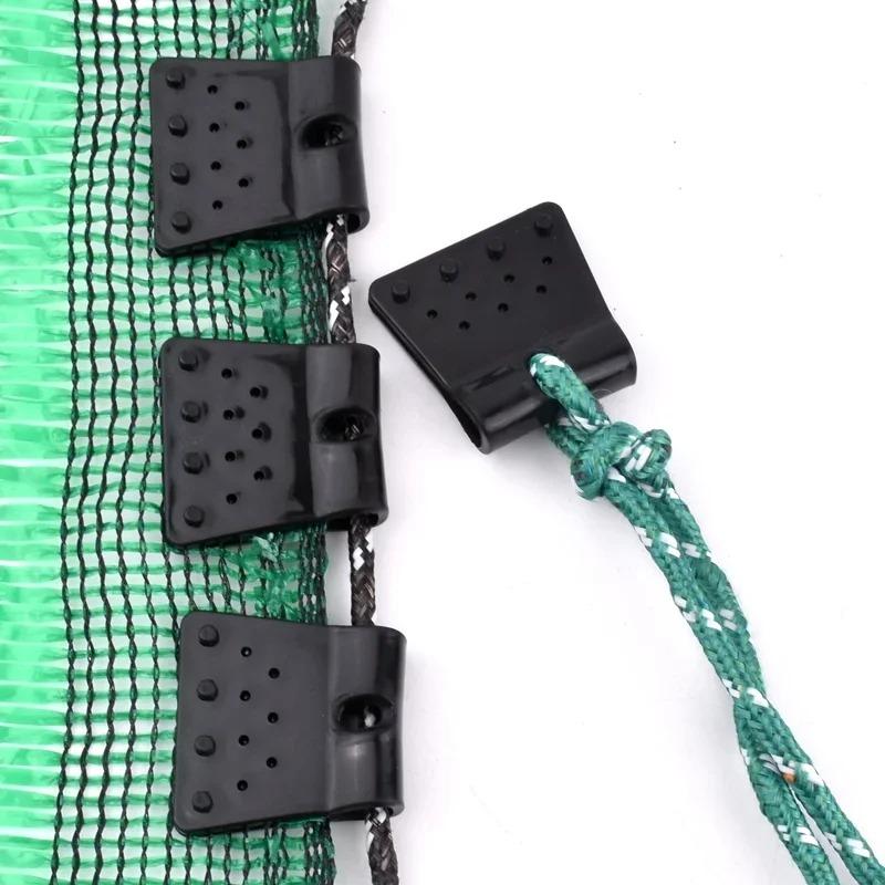 50/30/10Pcs Black Butterfly Type Sunshade Net Clips Windproof Net Hook Agriculture Shadow Film Fix Clamp Outdoor Tent Hang Tongs