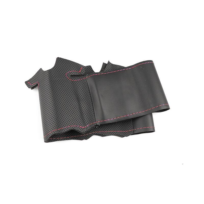 For Mazda MX5 2006-2015 Miata 2009-2014 RX8 CX7 Hand Braid Microfiber Leather Car-styling Steering Wheel Cover Inner Trim