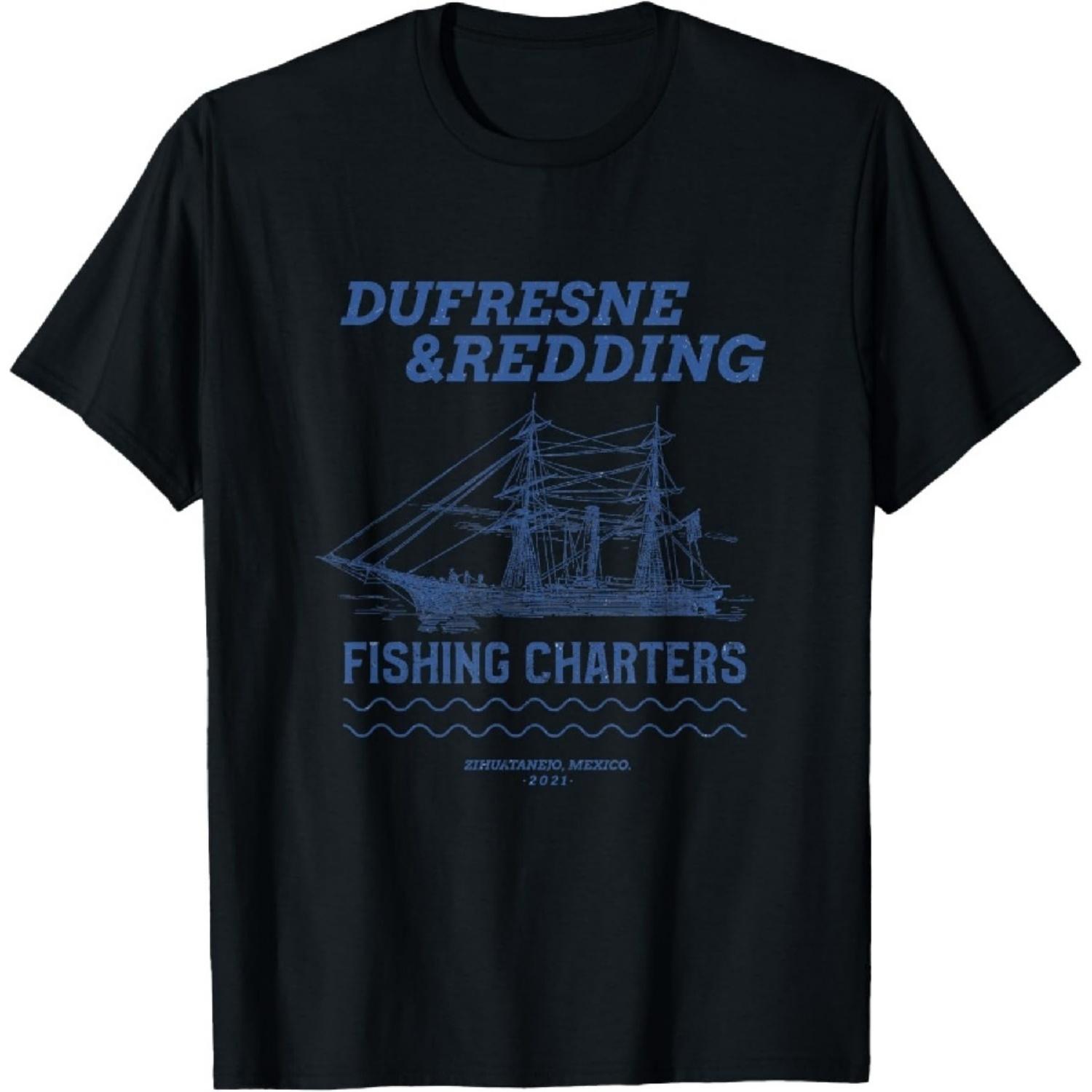 DUFRESNE and REDDING Fishing Charters T-Shirt S