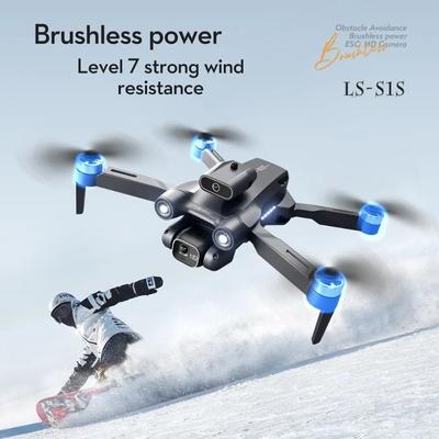 S1S Brushless Drone 4k Επαγγελματικό 8K HD Κάμερα Αποφυγή Εμποδίων Αεροφωτογραφία Αναδιπλούμενο Τετρακόπτερο RC Dron