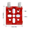 Redness And Black Anodized Crosses Dovetails Saddles For Telescopes With Quick Release Rail System