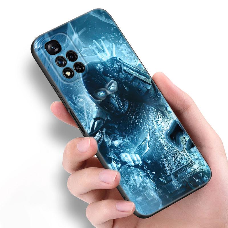 

Mortal Kombat Game черный силиконовый чехол для телефона Xiaomi POCO X3 X4 NFC F5 M3 M4 M6 X5 X6 Pro F3 F4 GT 5G C55 C65 M5 POCO F3