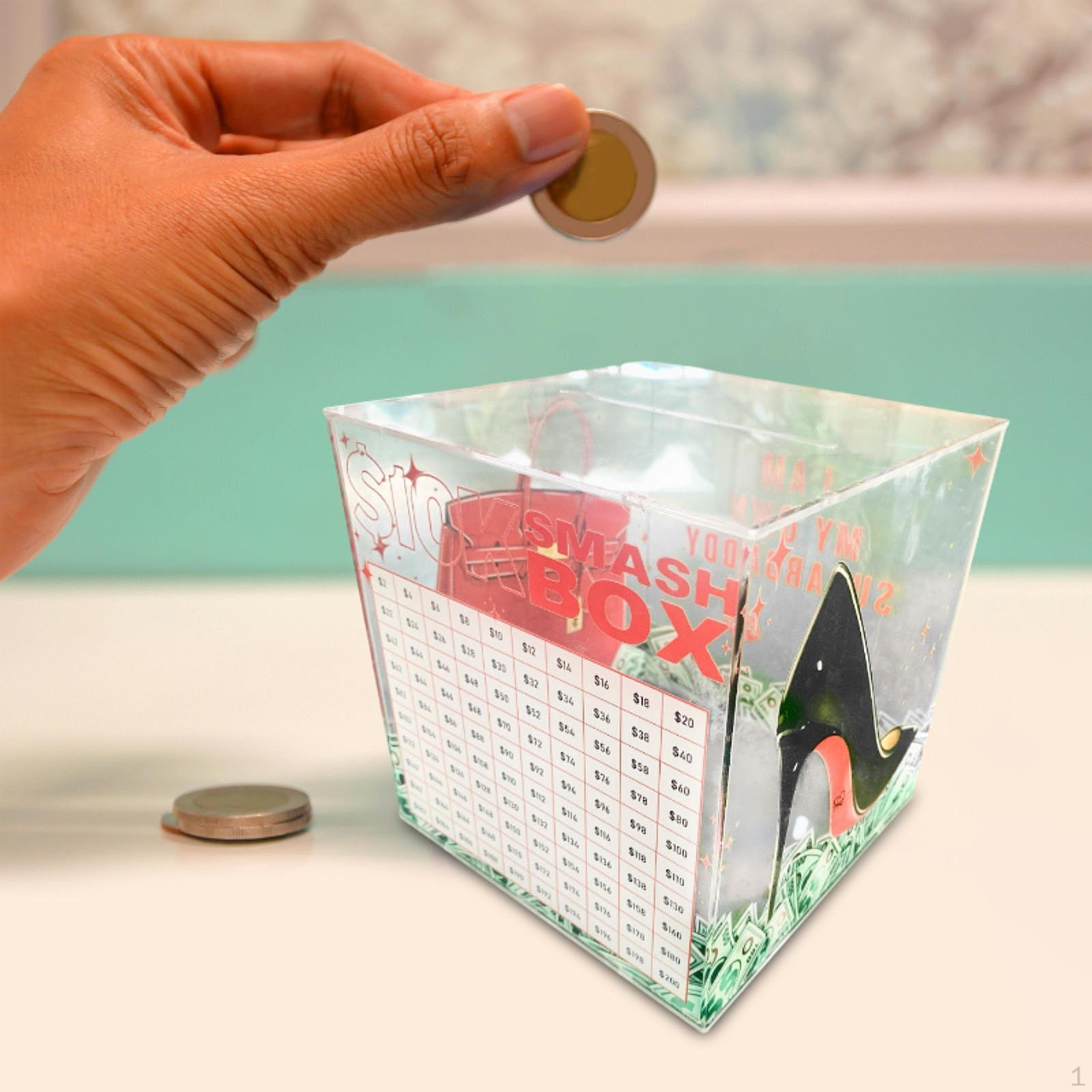 

Разбиваемая коробка для сбережений для денежного вызова Подарок для взрослых