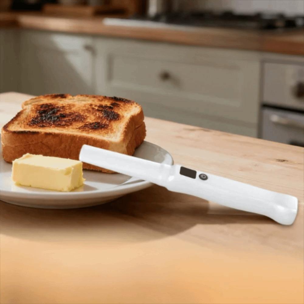 Wiederaufladbarer Butterstreicher Wasserdicht Kaltbutter-Schneider Tragbar Heizende Butterspachtel Toast