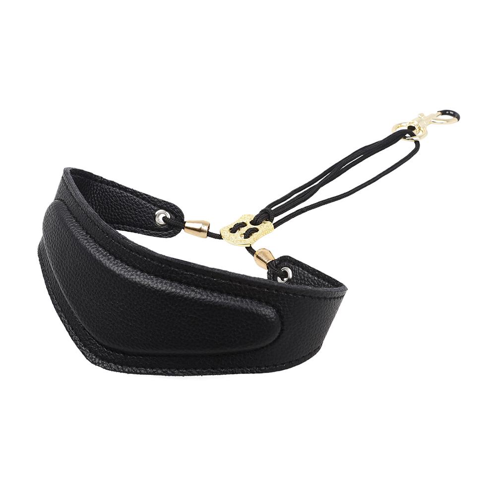 Saxophone PU Leather Shoulder Strap Soft Neck Strap Padded for Sax