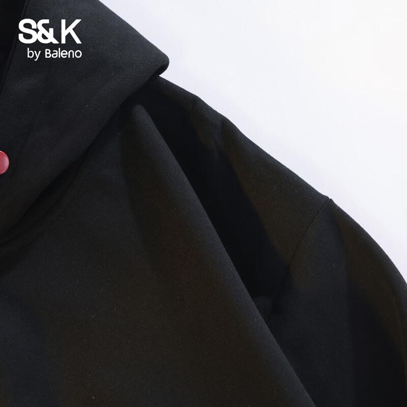 Baleno Men's S&K Series Solid Hooded Sweatshirt