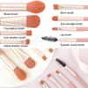 8Pcs Mini Reise Frauen Make-Up Pinsel Set Tragbare Weiche Concealer Pinsel Schönheit Foundation Lidschatten Werkzeug Wimpern Pinsel Mit tasche