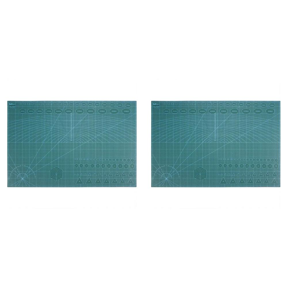 Self Healing Cutting Mat Gridded Cutting Board Double-Sided 3 Layer Cutting Pad 90x60cm Rotary Cutting Board for Sewing Quilting