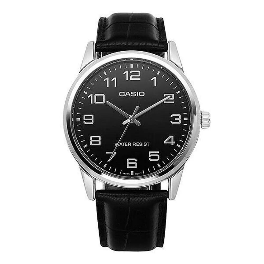 [Cio] Cio Watch MTP-V001L-1BUDF (MTP-V001L-1B) Analog Men s Leather Watch... MTP-V001L-1BUDF Single Item