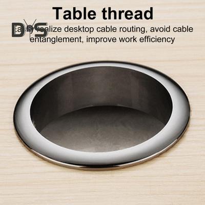 Passacavo da Scrivania Copriforo per Cavi Alta Durabilità Rimovibile Universale Facile Installazione Organizzatore di Cavi Copriforo