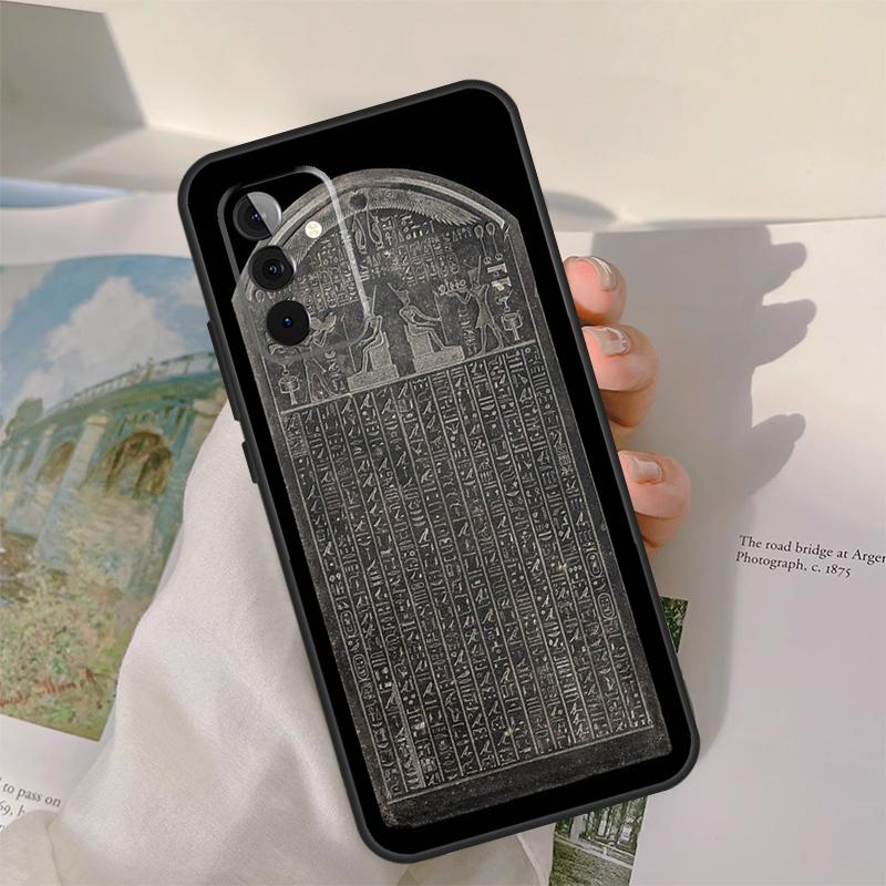 Ancient Egypt Cuneiform Case For Samsung Galaxy A13 A33 A53 A34 A54 A14 A15 A16 A26 A36 A56 A12 A32 A52 A06 A35 A55