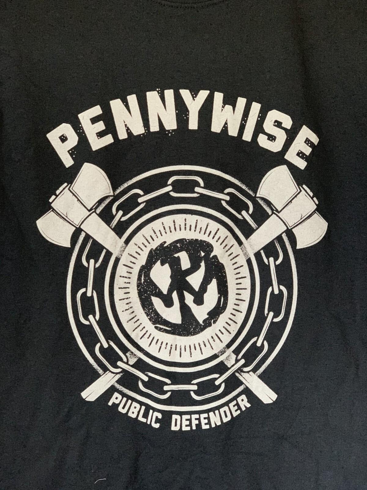 Pennywise Band LOGO Cotton Full Size Shirt aDULTS BL830 S