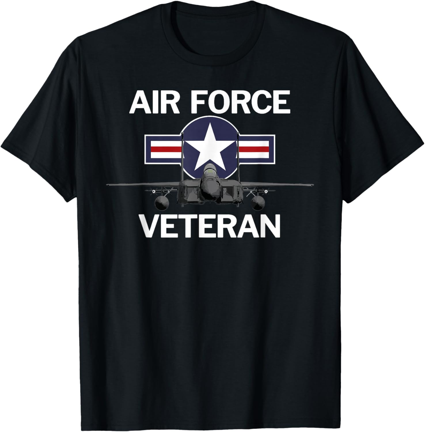 Vintage Roundel and F15 Fighter Air Force Veteran TShirt 100 Cotton ONeck Short Sleeve Summer Casual Mens Tshirt Streetwear S
