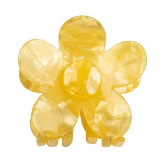 Hair Claw Flower Shape Back Head Shower Clip Lightweight Medium Size Shark Hair Claw Versatile Hair Accessory