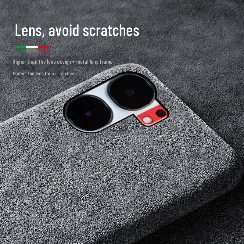 iQOO Neo7 Suede Half-Cover Racing Protective Case for 7SE Neo7 - Ultra-Thin Design.