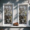 PVC Stained Glass Window Sticker Window Glass Stickers Simple Static Cling Privacy Protection Stained Glass Film Decor Decals