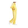 adidas Firebird Lace-Up Solid Color Casual Straight-Leg Sports Pants Women Pants Bright-Yellow IP0641