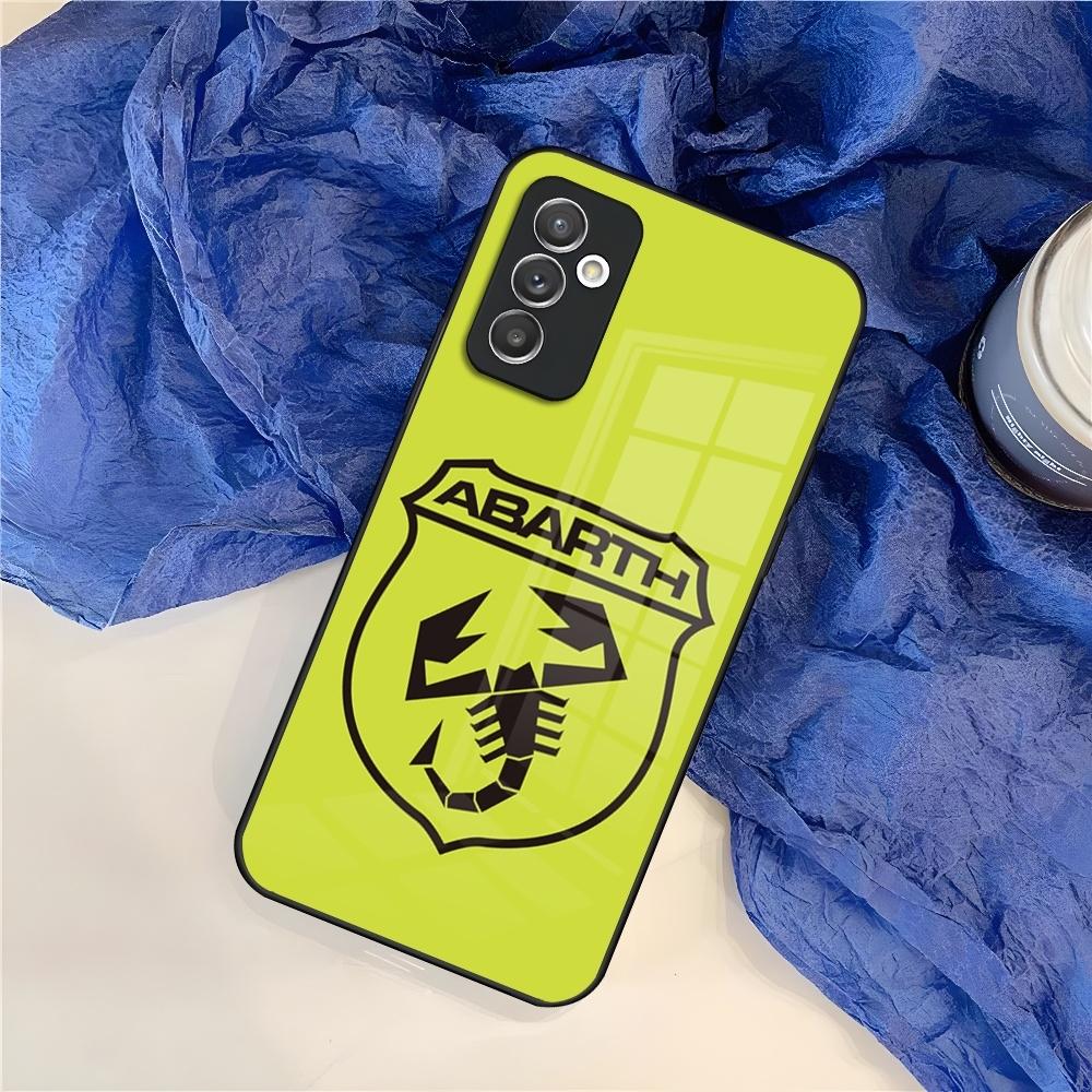 

ABARTH Italy Car Phone Case for Samsung Galaxy S25 S24 S30 S21 S23 S20 S22 Fe Note 20 Pro Ultra Plus glass Cover Galaxy S22 5G