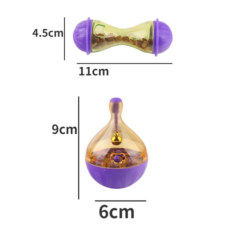 Cat Food Feeders Ball Interactive Fun Bowl Pet Toys Tumbler Kitten Shaking Leakage Ball Cats Accessories Dog Products