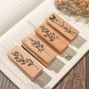 1PC Crafts standard stamp Garden Arts Scrapbooking Vintage grass plants DIY wooden rubber stamps