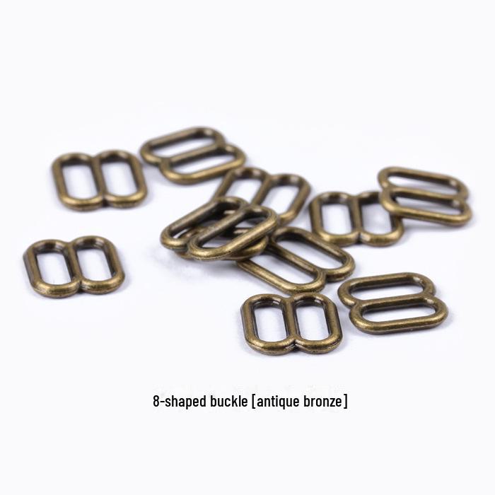 Underwear Adjustable Metal Buckle Bra Ring for DIY Clothing Accessories