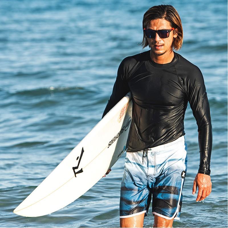 Diving Wetsuit Top Men Long Sleeve Rash Guard UV Protection Quick Dry Thermal Snorkeling Scuba Fall