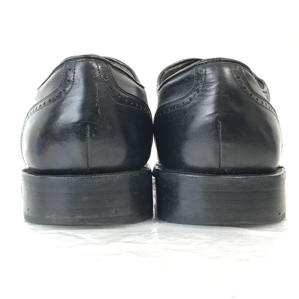 Guy laroche/Goodyear Welt Leather Straight Tip Shoes/26.0E/Black/BLACK/Closed Lacing All-Leather Dress Shoes(USED)