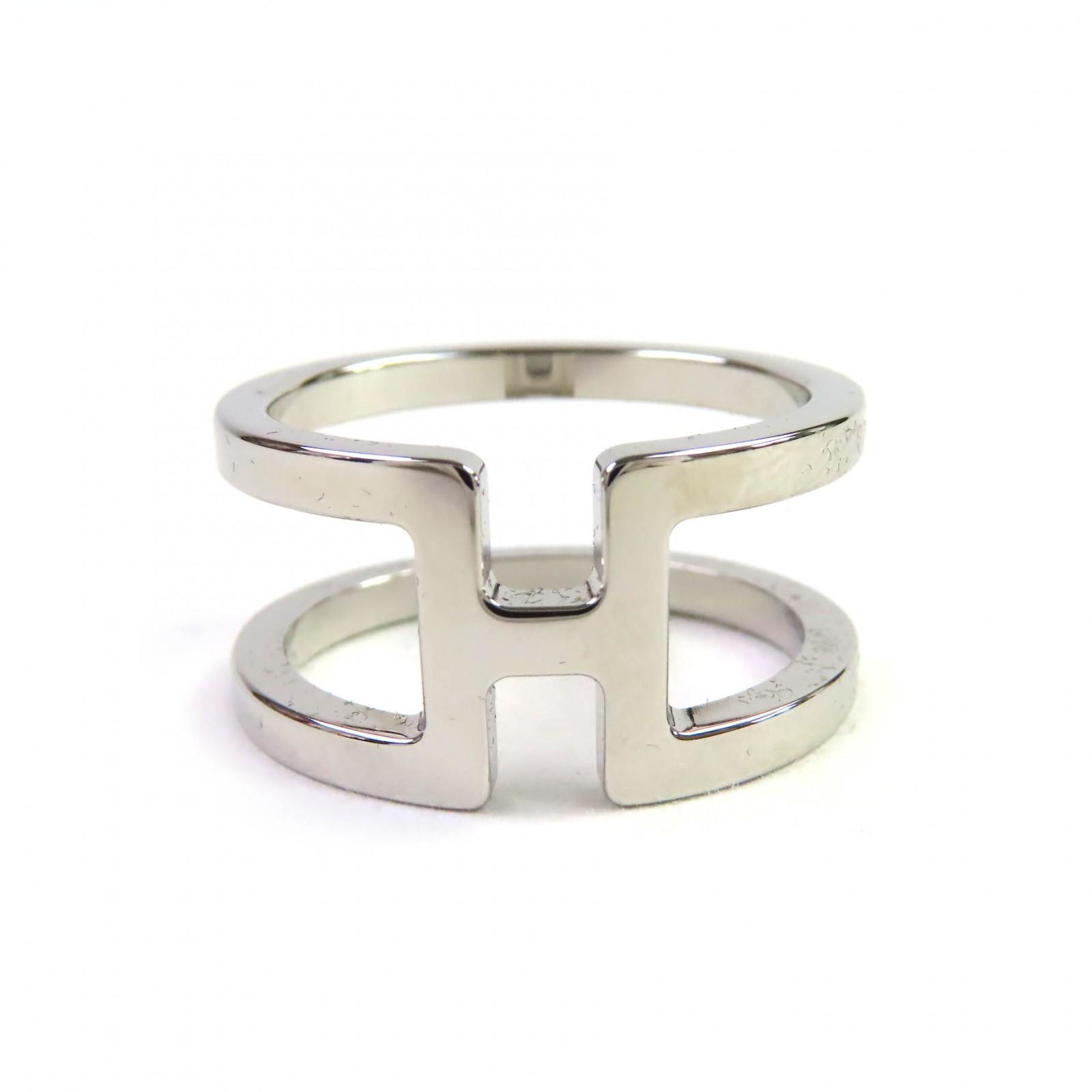 

HERMES Scarf ring H. Ann Ron Silver Women Used